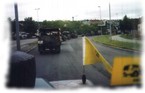 Flleskrsel gennem Trondhjem by - More than 100 Land-Rovers in the city of Trondheim.